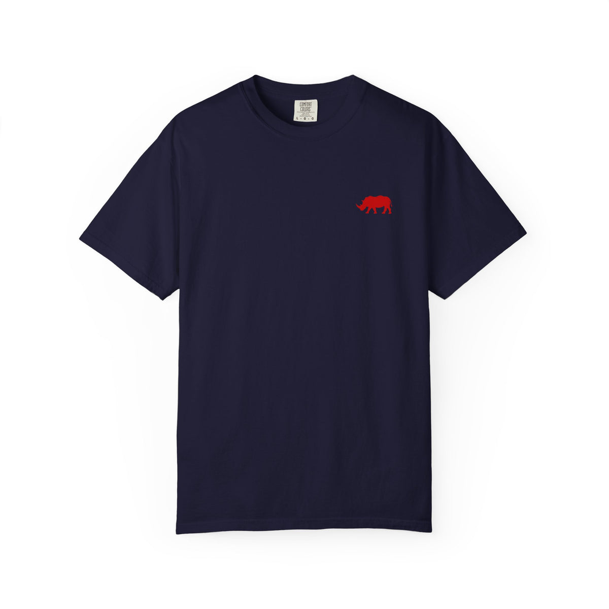 Live Fortunate Rhino T-Shirt — Red Rhino Logo Tee