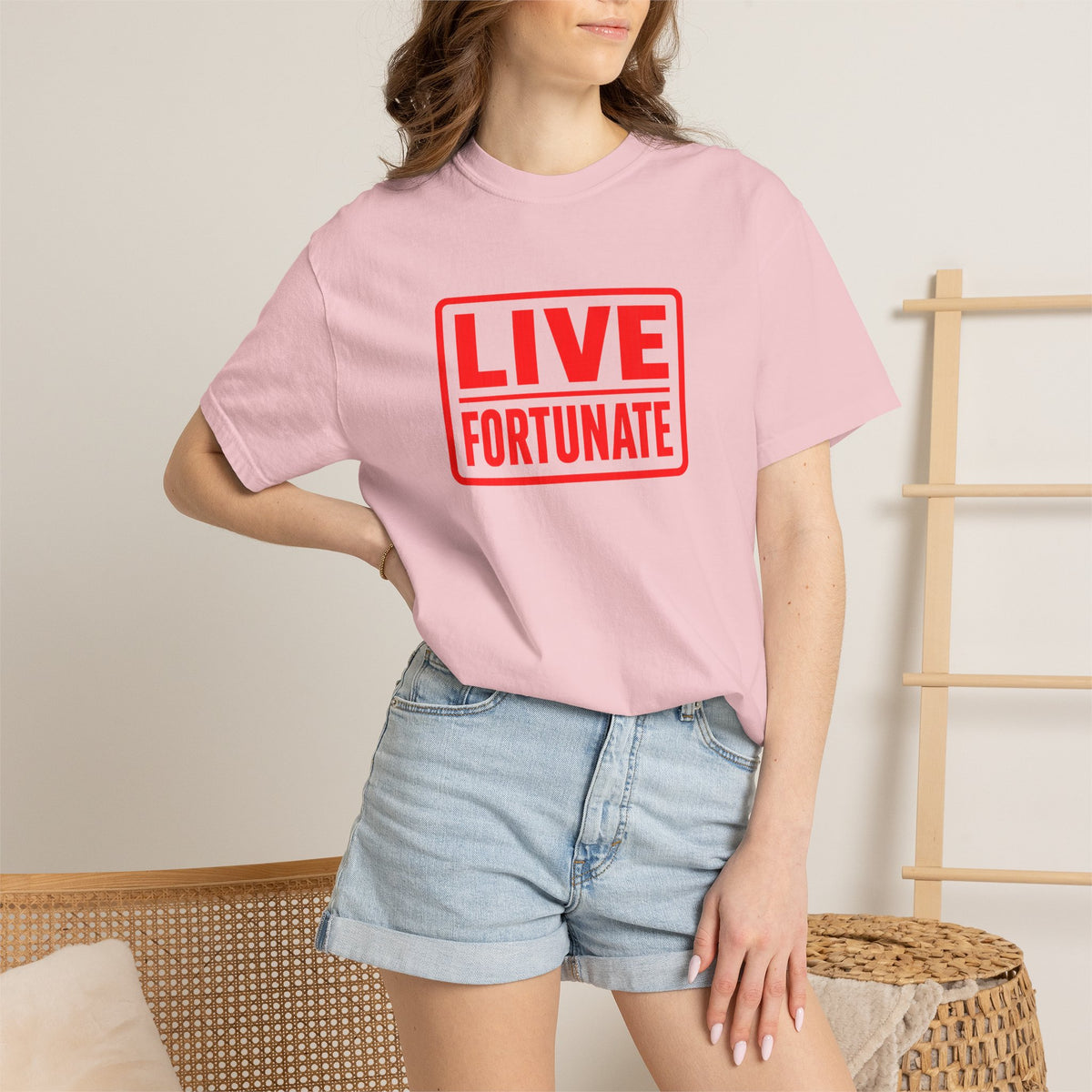 Live Fortunate Graphic T-Shirt
