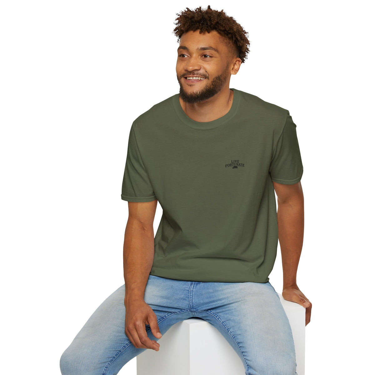 Tree of Clues Sunset T-Shirt — Silhouette Nature Graphic Tee