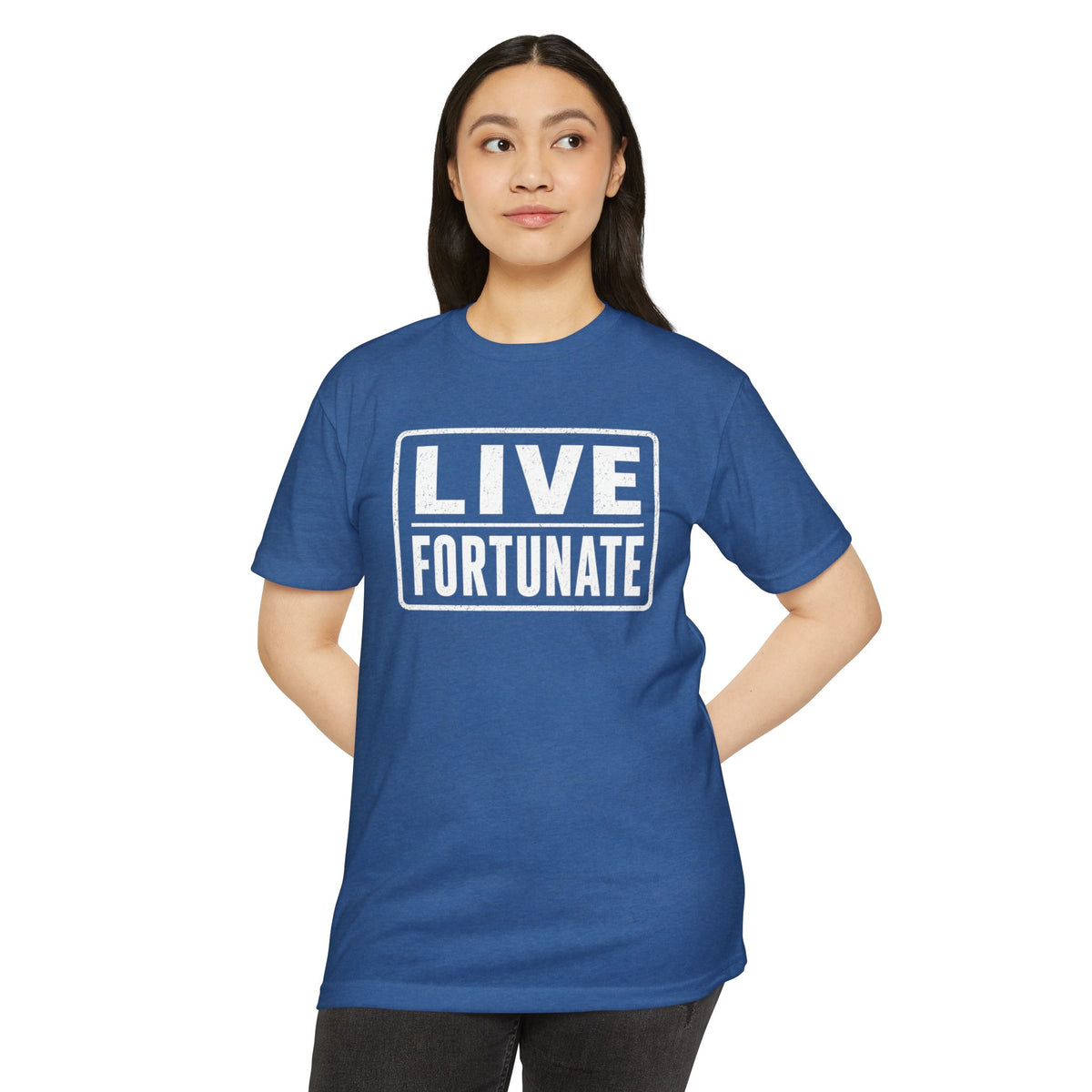 Live Fortunate T-Shirt — Inspirational Graphic Tee