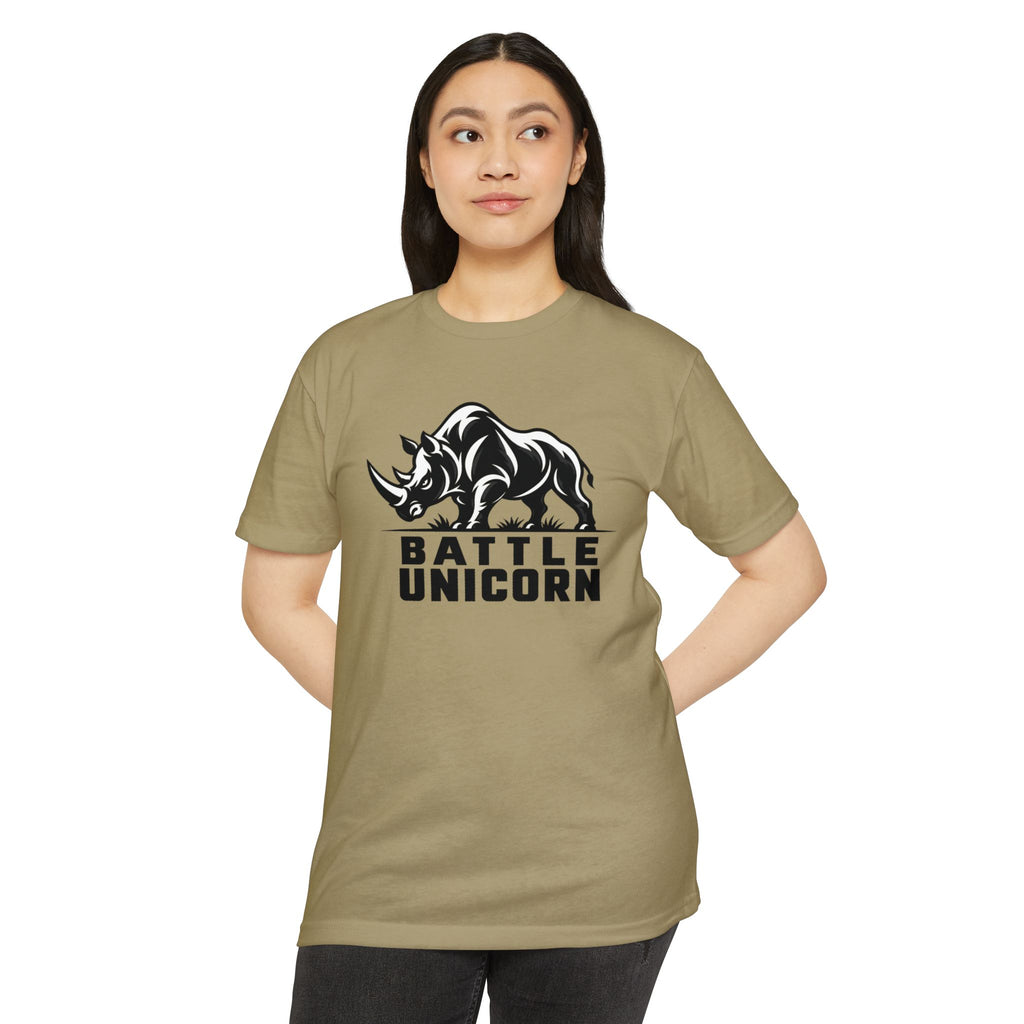 Battle Unicorn Rhino Tee | Live Fortunate