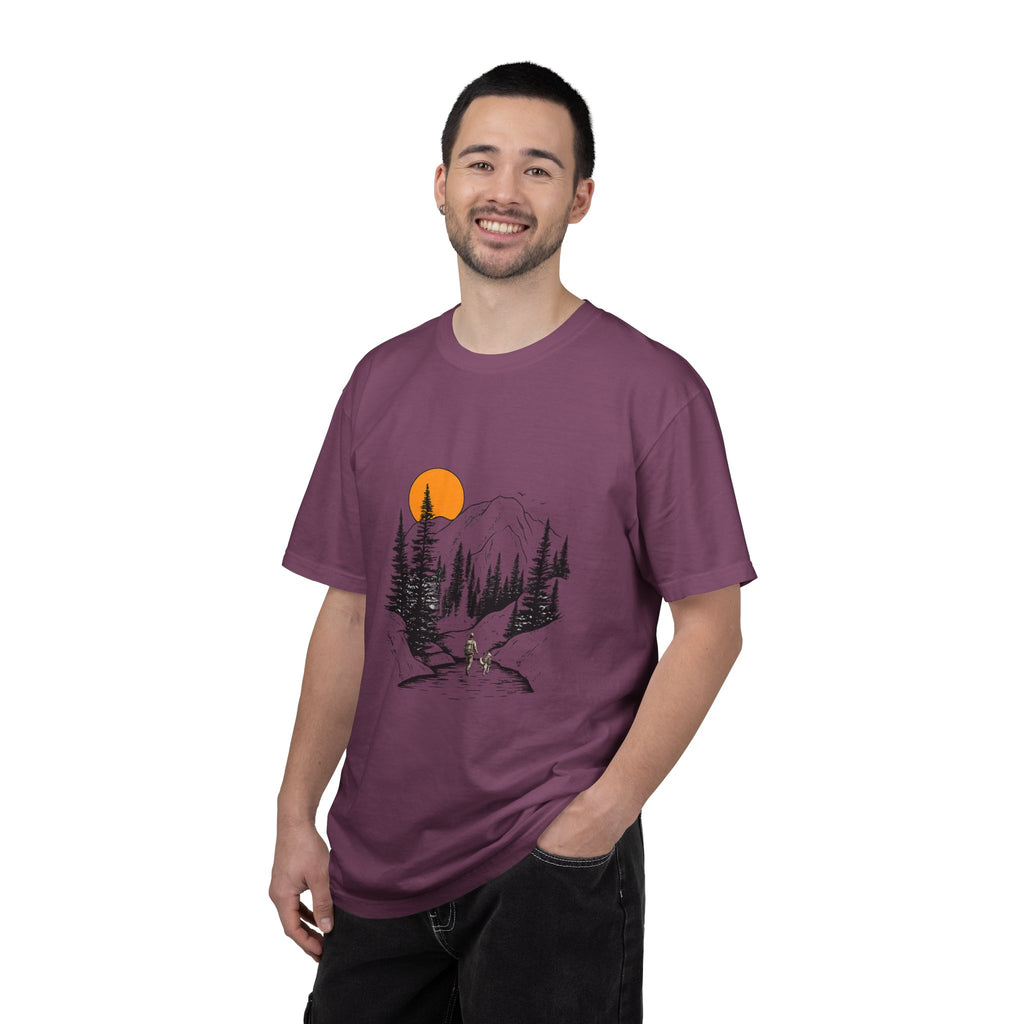 Mountain Sunset Hiking T-Shirt