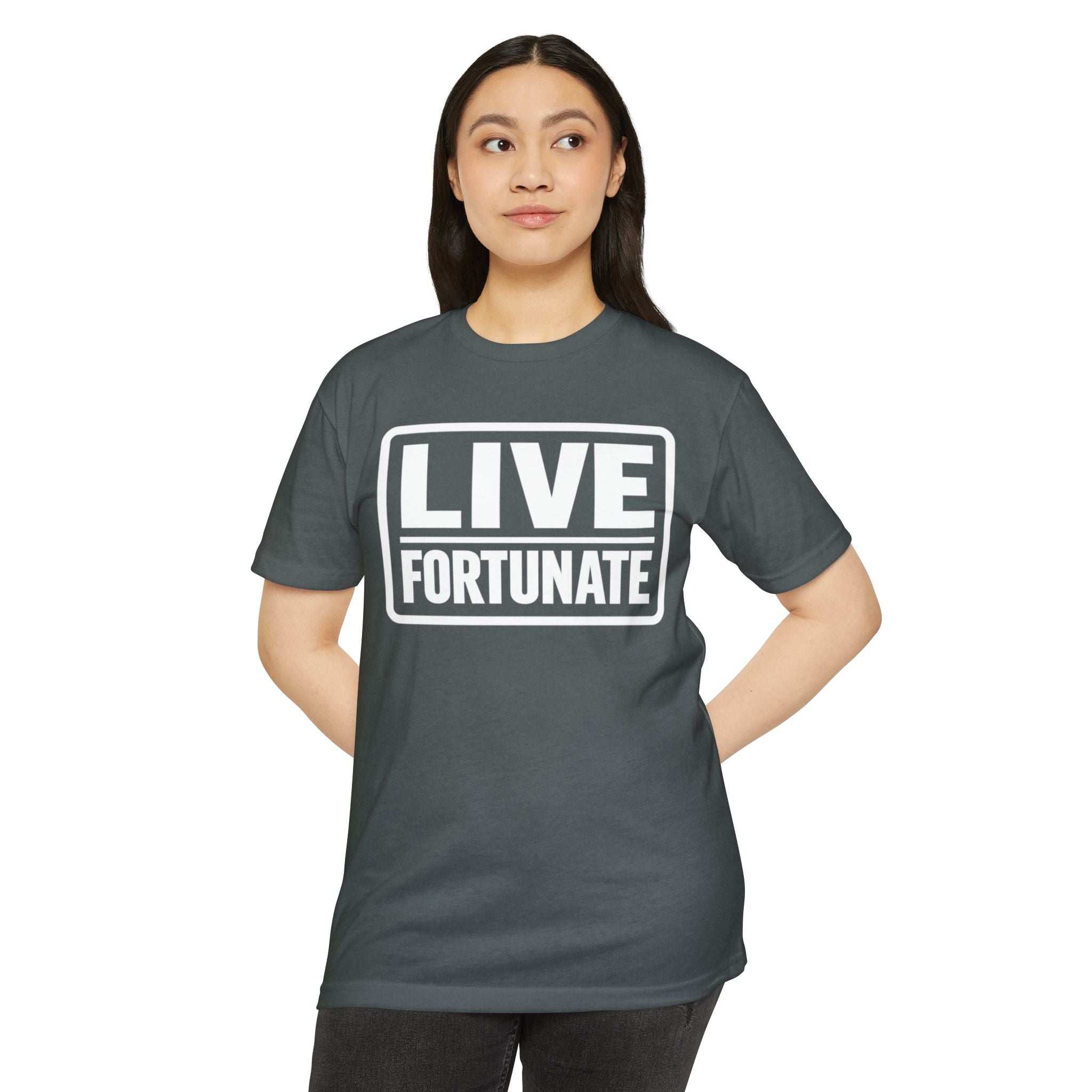 Live Fortunate T-Shirt — Inspirational Graphic Tee