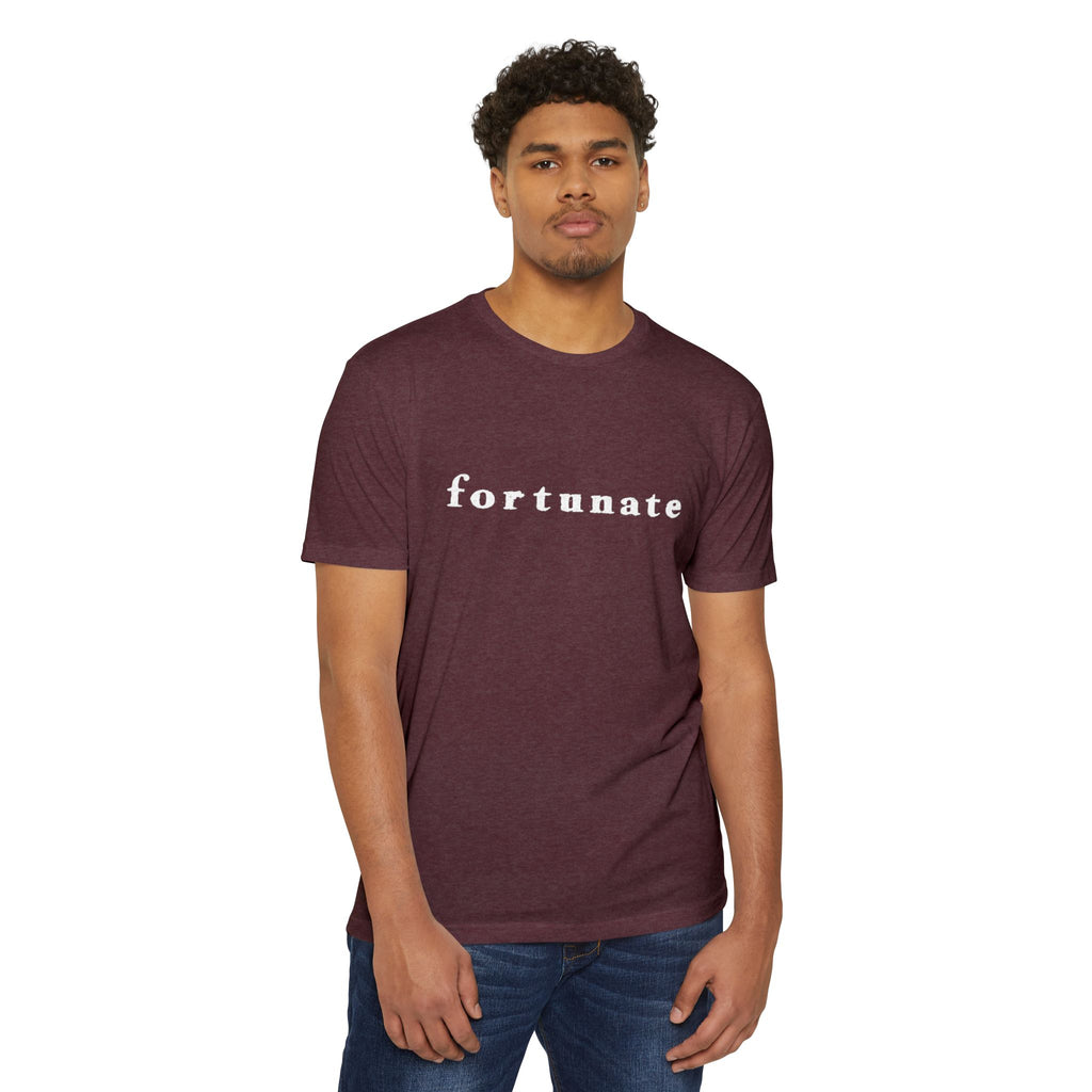 Fortunate Men’s Distressed Wordmark Tee