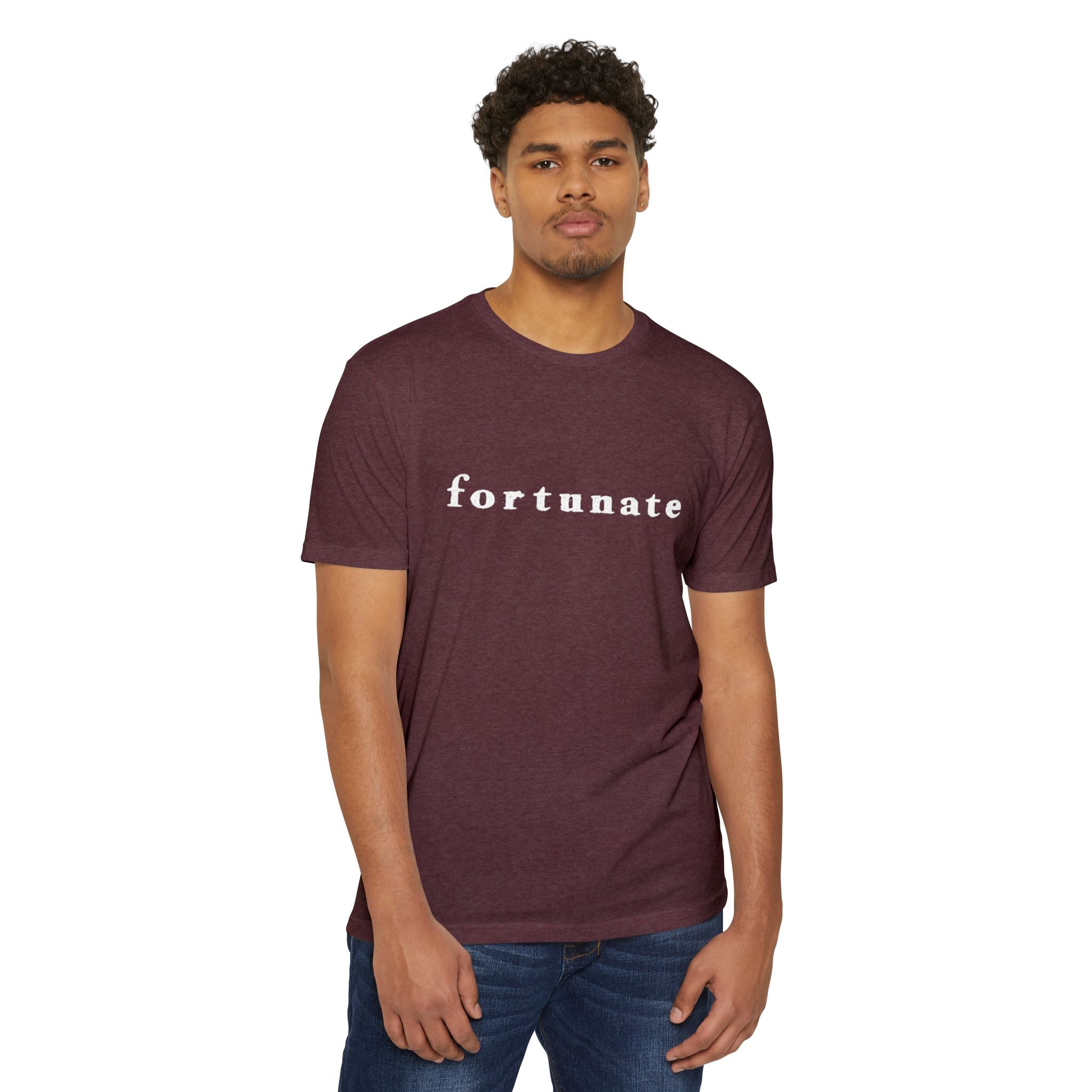Fortunate Men’s Distressed Wordmark Tee