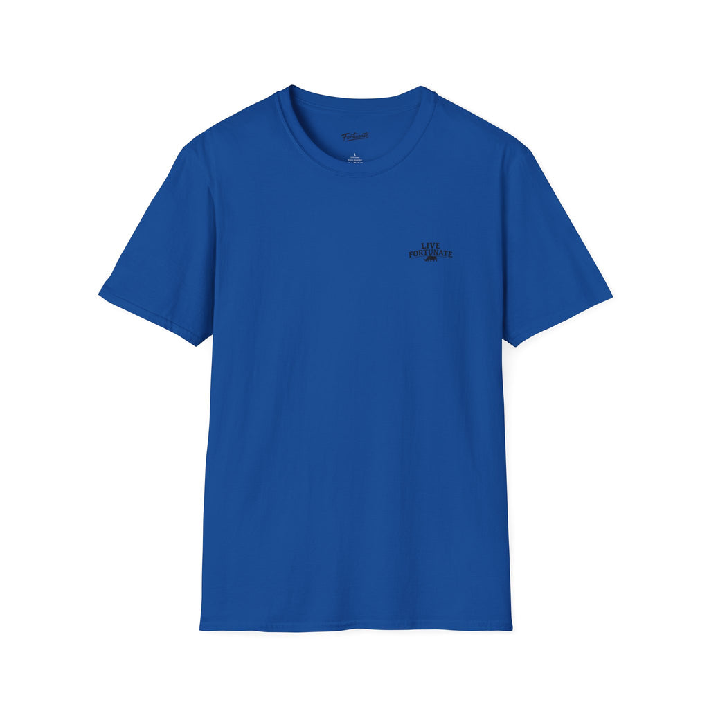 Tree of Clues Sunset T-Shirt — Silhouette Nature Graphic Tee