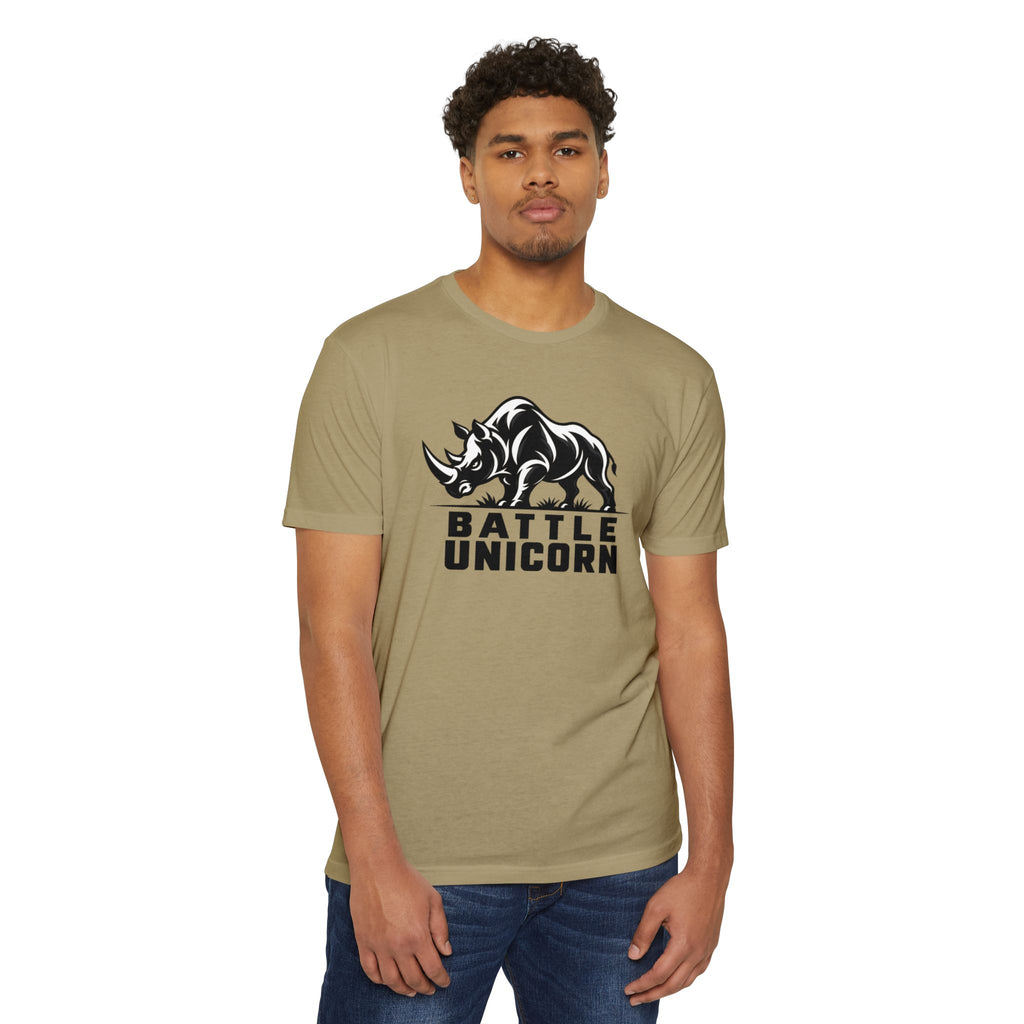 Battle Unicorn Rhino Tee | Live Fortunate