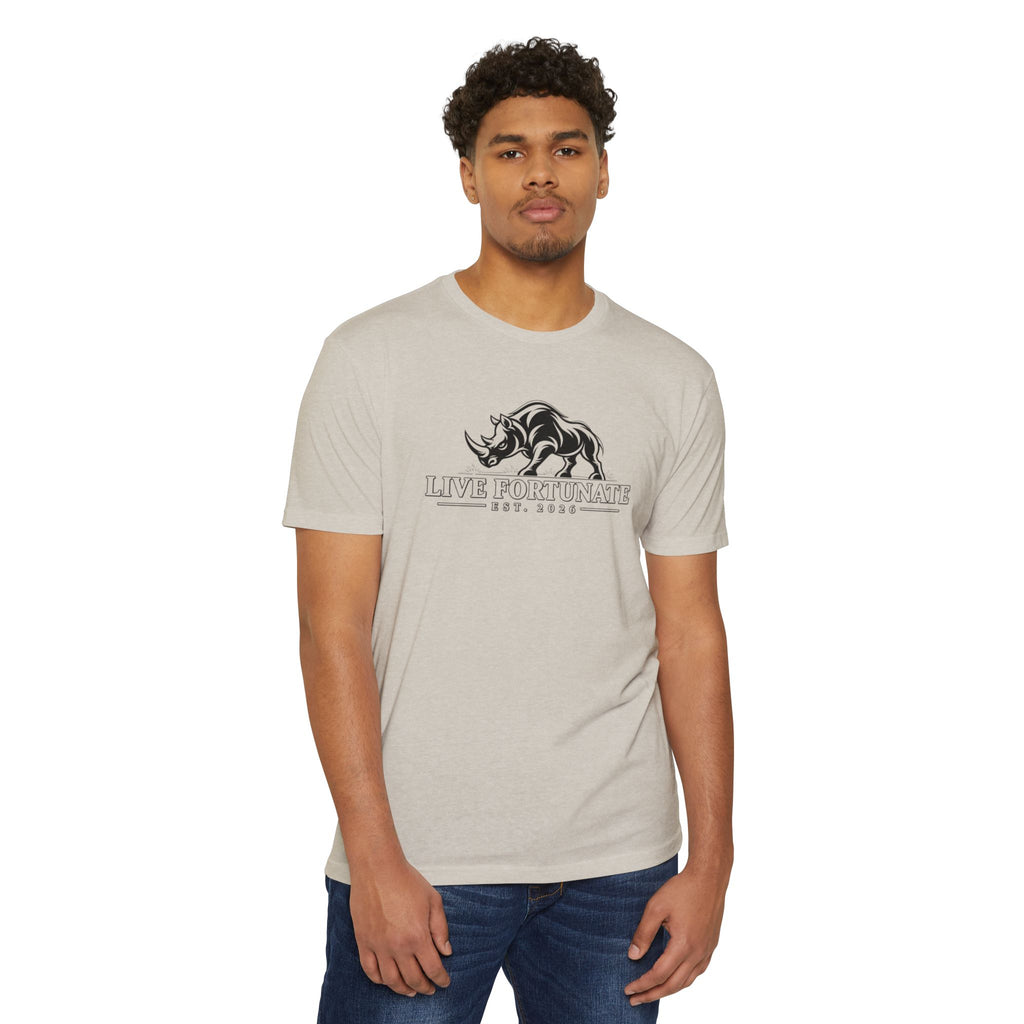 Live Fortunate EST. 2026 Rhino Tee