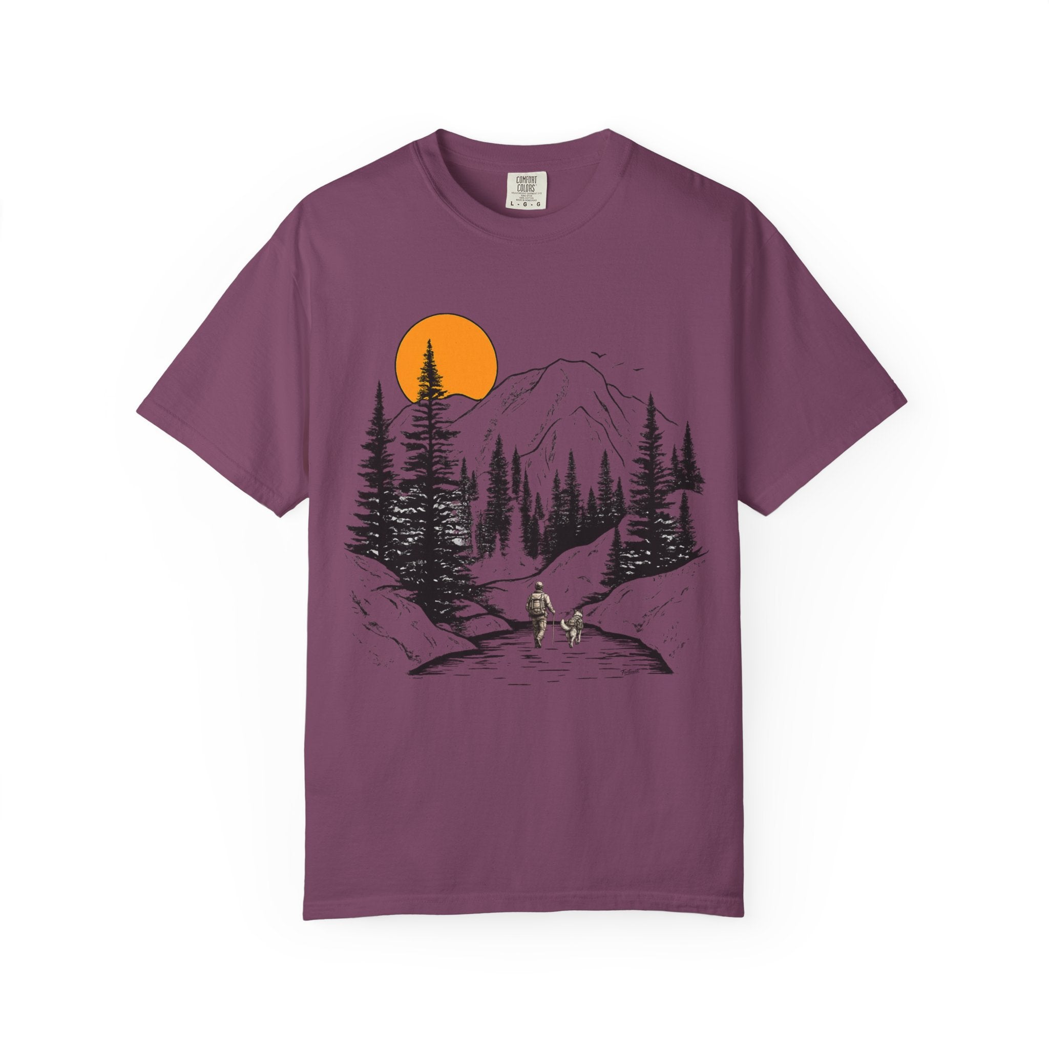 Mountain Sunset Hiking T-Shirt
