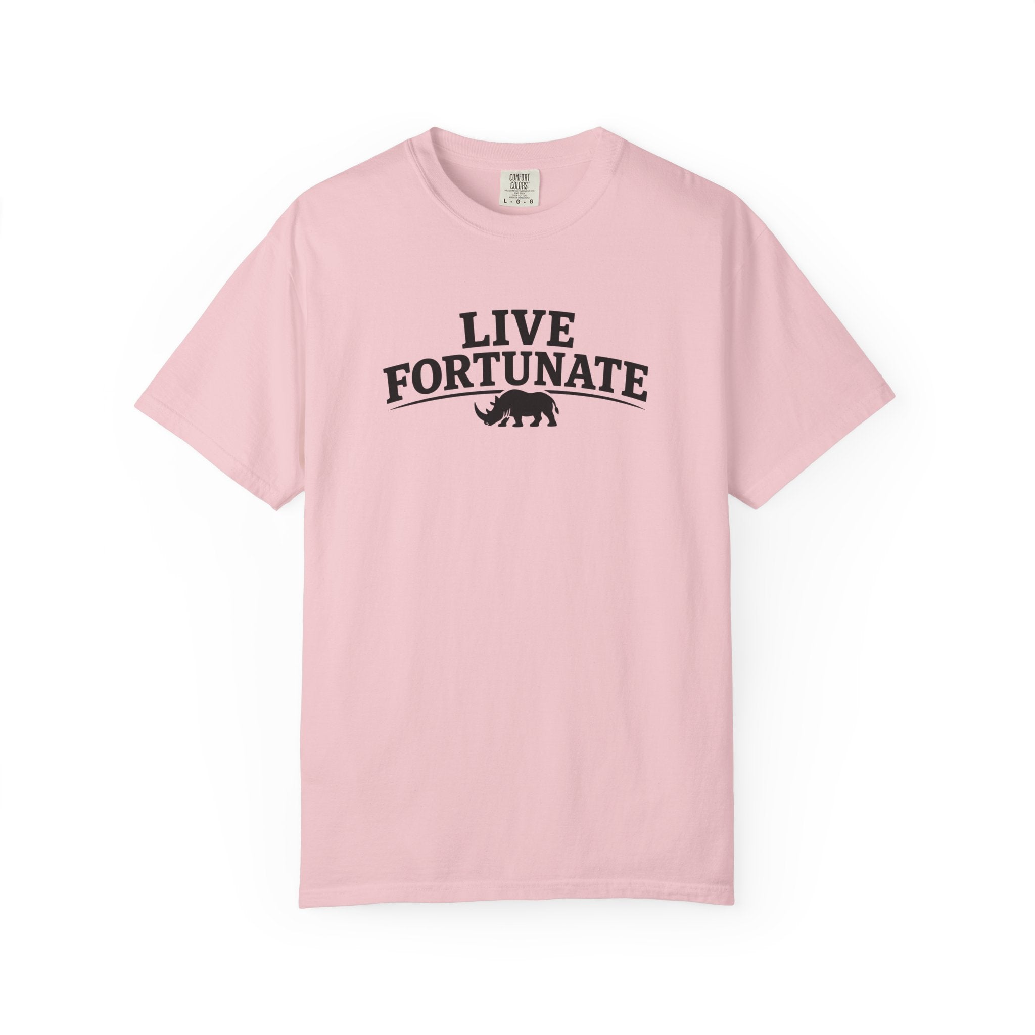 Rhino Logo T-Shirt — LiveFortunate.com Graphic Tee