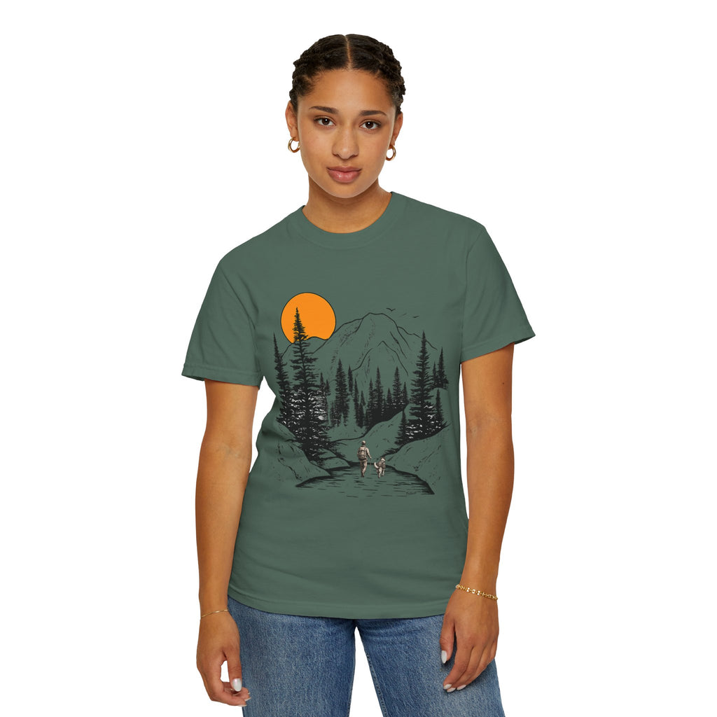 Mountain Sunset Hiking T-Shirt