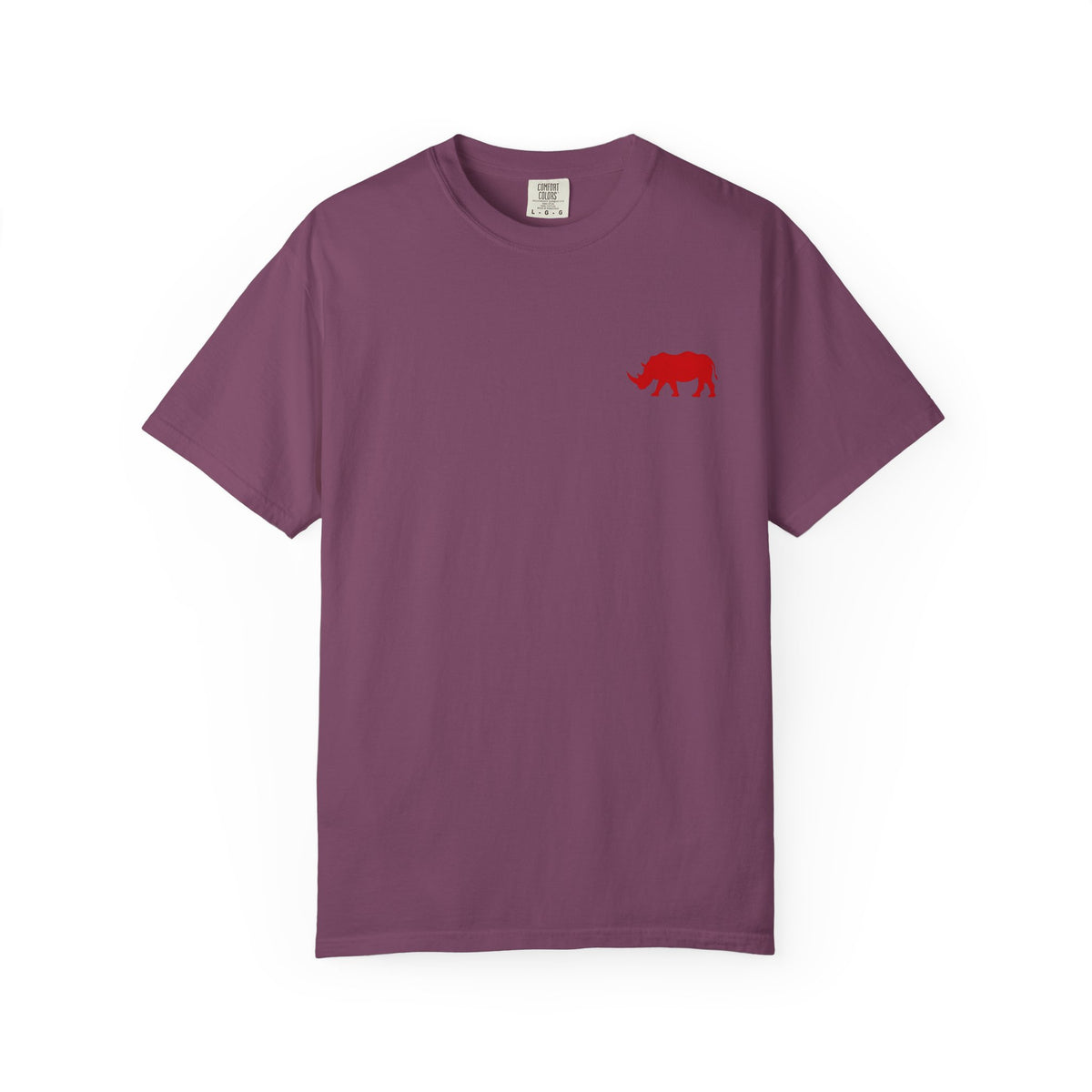 Live Fortunate Rhino T-Shirt — Red Rhino Logo Tee