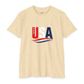 USA Flag Graphic T-Shirt — Patriotic Red White Blue Tee