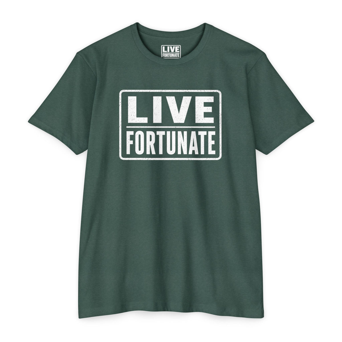 Live Fortunate T-Shirt — Inspirational Graphic Tee