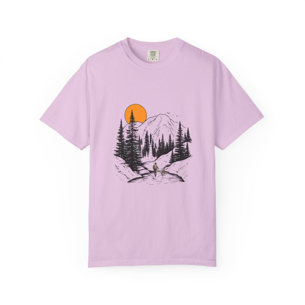 Mountain Sunset Hiking T-Shirt