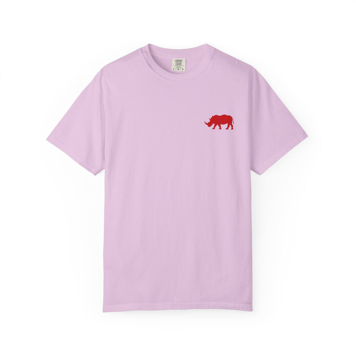 Live Fortunate Rhino T-Shirt — Red Rhino Logo Tee