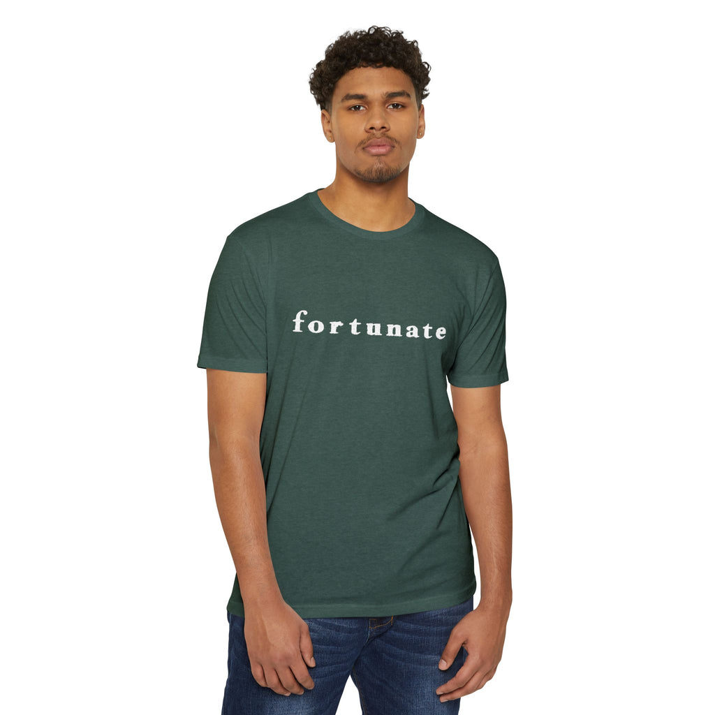 Fortunate Men’s Distressed Wordmark Tee