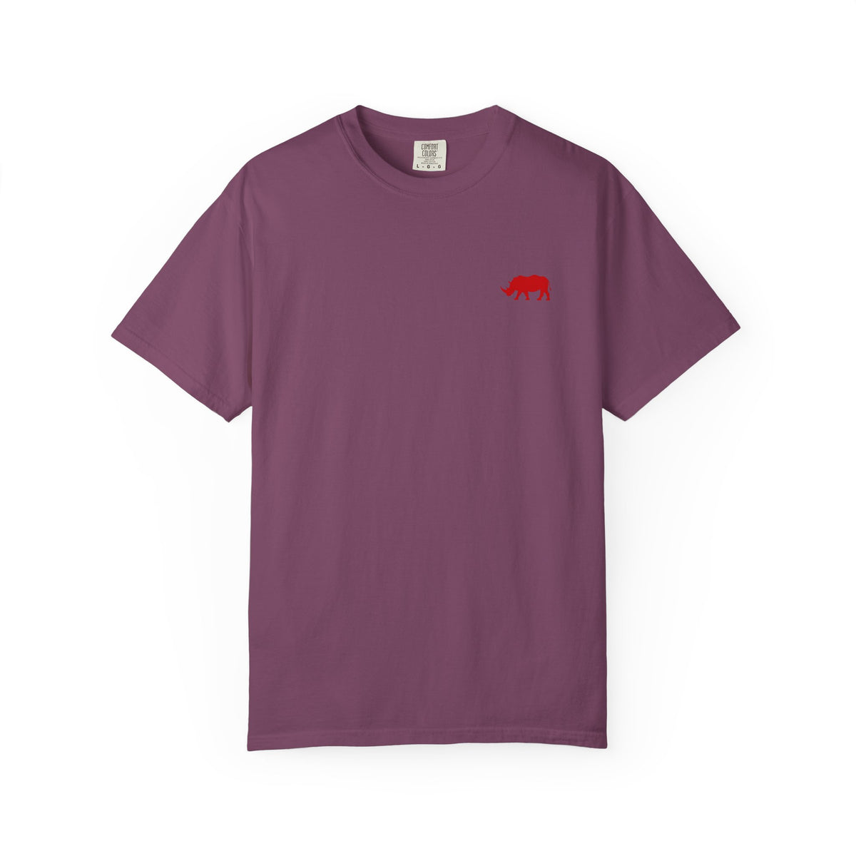 Live Fortunate Rhino T-Shirt — Red Rhino Logo Tee
