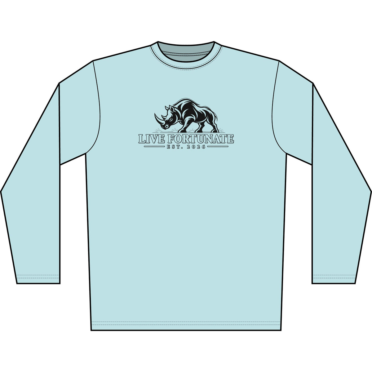 Live Fortunate EST. 2026 UV Performance Long Sleeve Shirt