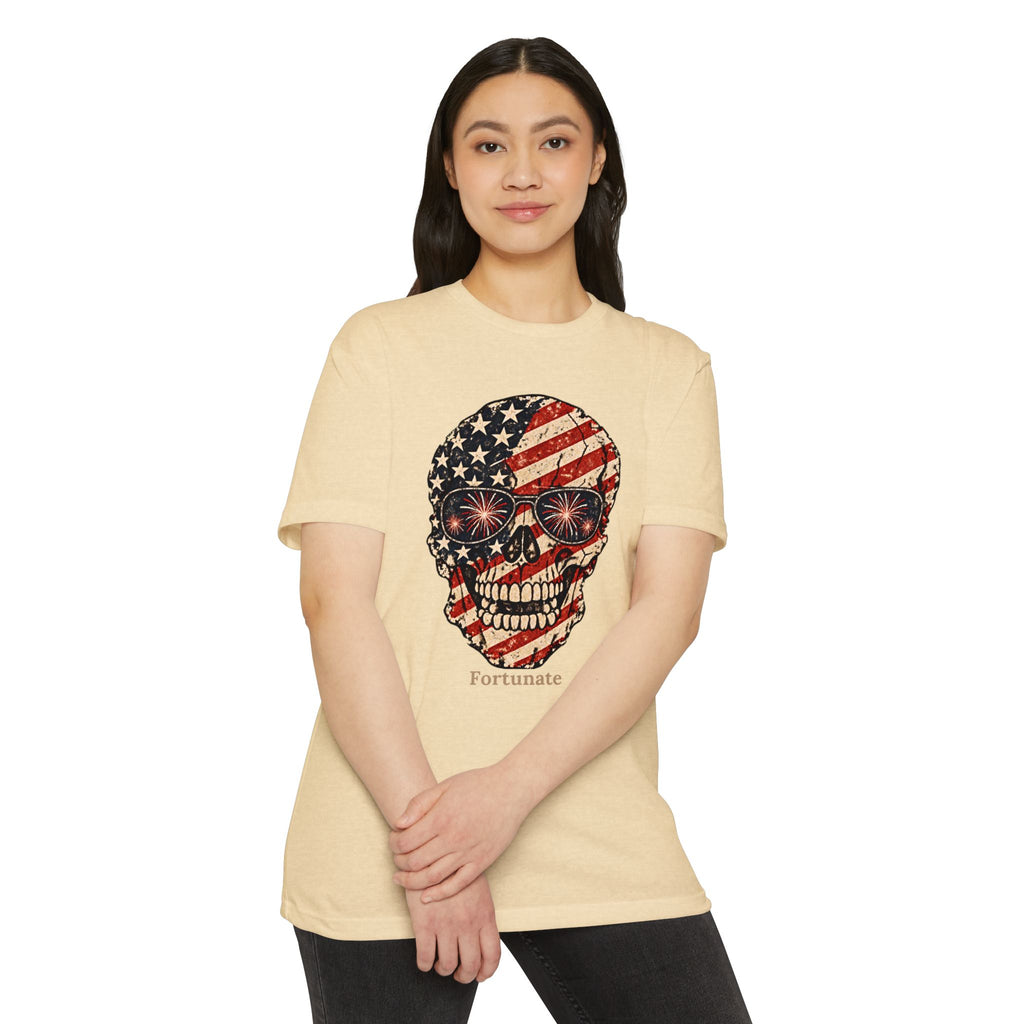 Fortunate American Skull T-Shirt – Live Bold. Live Fortunate.