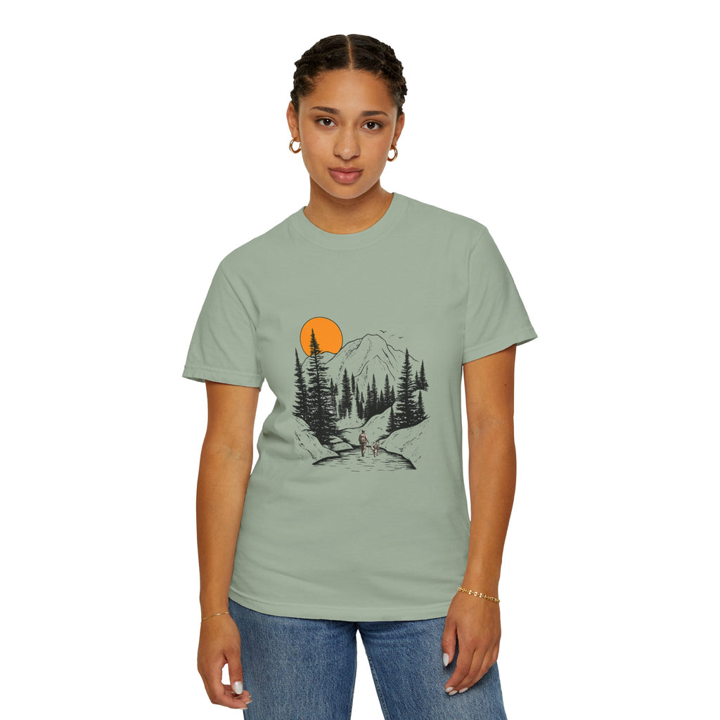 Mountain Sunset Hiking T-Shirt
