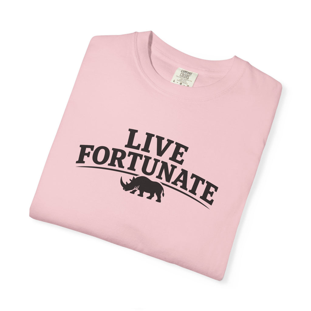 Rhino Logo T-Shirt — LiveFortunate.com Graphic Tee