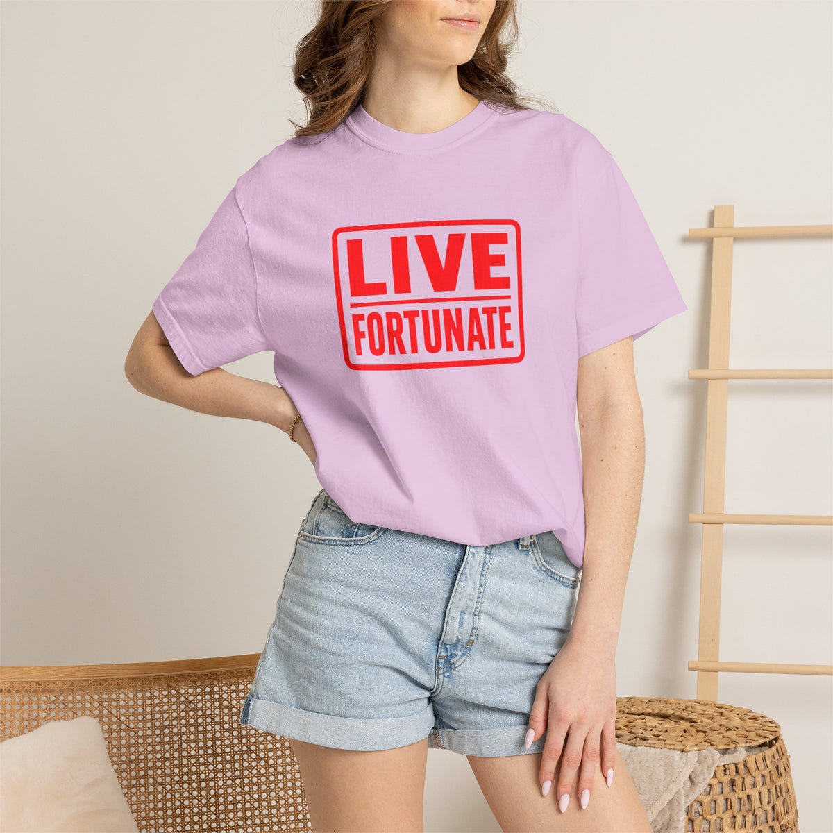 Live Fortunate Graphic T-Shirt