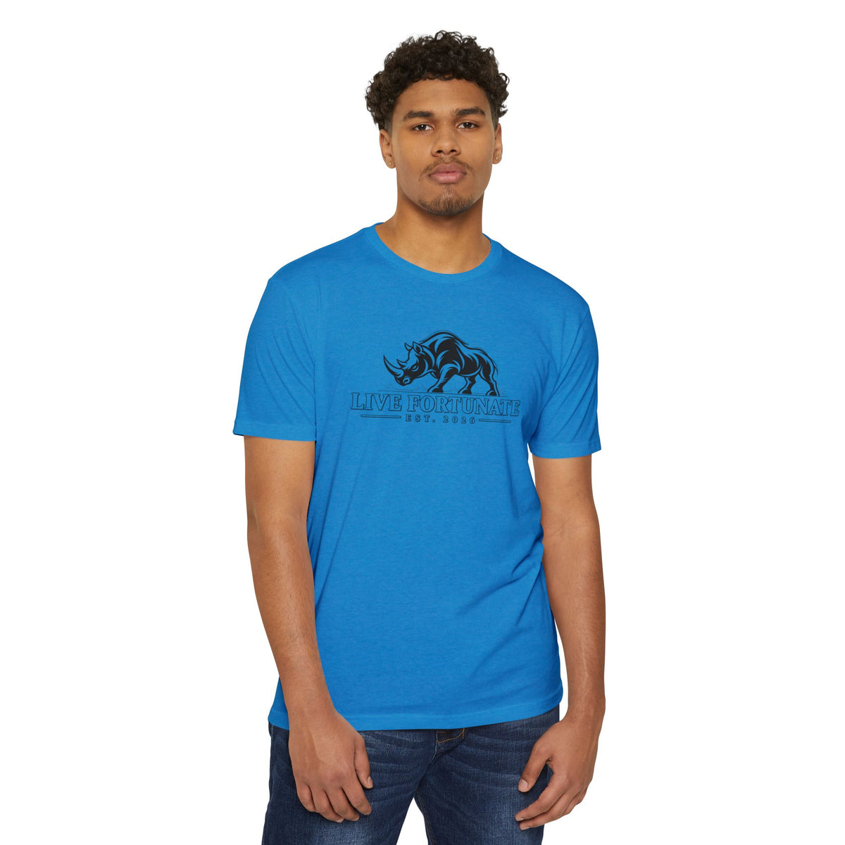 Live Fortunate EST. 2026 Rhino Tee